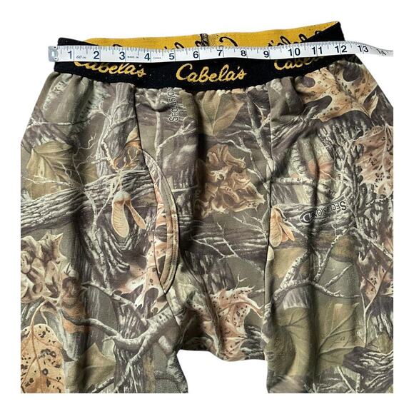 Vintage Cabela's Men's Large Regular Thermal Athletic Under Pants Hunting Camo - Picture 6 of 9
